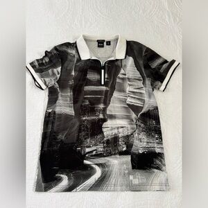 HUGO BOSS slim fit polo shirt L